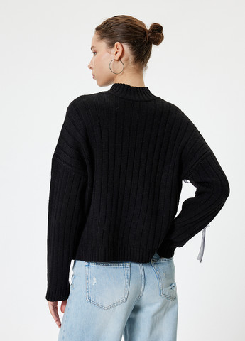 Черный демисезонный свитер KOTON