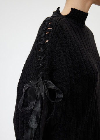 Черный демисезонный свитер KOTON