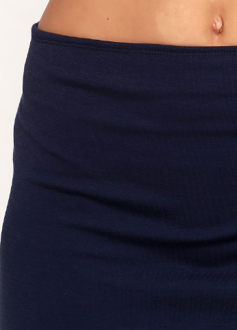 Синяя кэжуал однотонная юбка Alcott