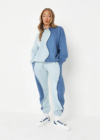 Комбінований світшот Missguided однотонний без декору (260377793)