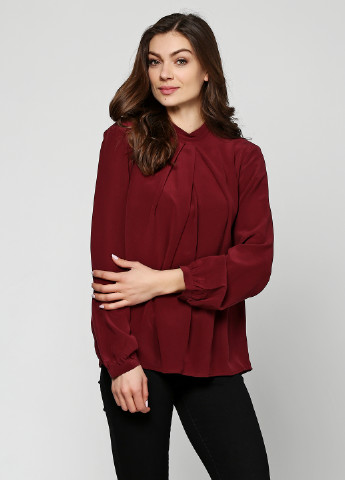 Бордовая демисезонная блуза Karen by Simonsen