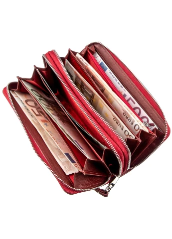 Жіночий шкіряний гаманець-клатч 9х18,5х4 см st leather (229458755)