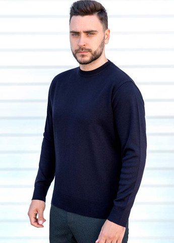 Синий свитшот Sun's House однотонный без декора (324560232)