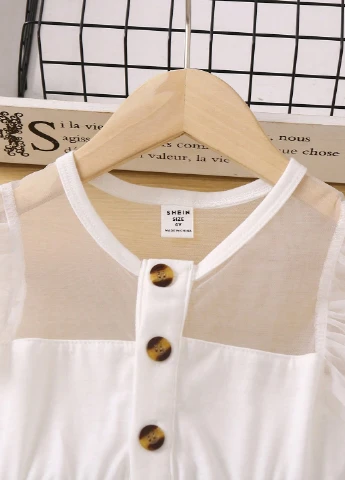Біла сукня SHEIN (323464614)