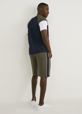 Комбинированный летний комплект (футболка, шорты, поло) C&A