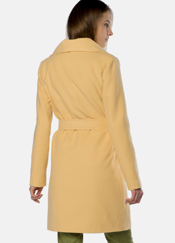 Желтое демисезонное Пальто MR 520