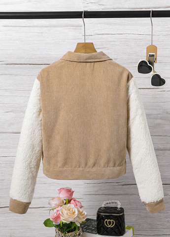 Бежевая демисезонная куртка SHEIN