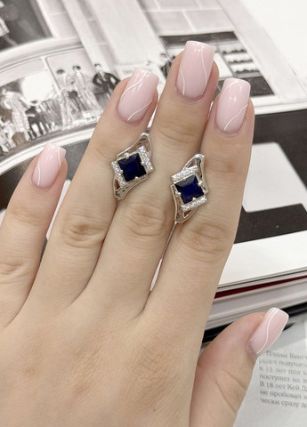 Сережки Silver Flame (301048257)