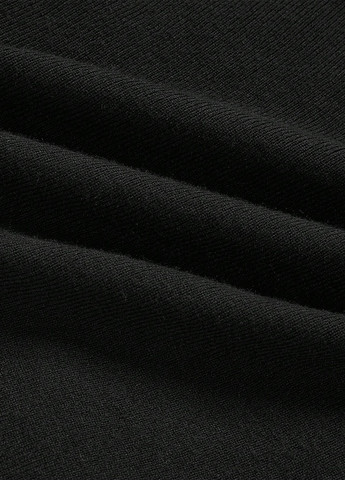 Черное кэжуал платье а-силуэт, платье-свитер SHEIN однотонное