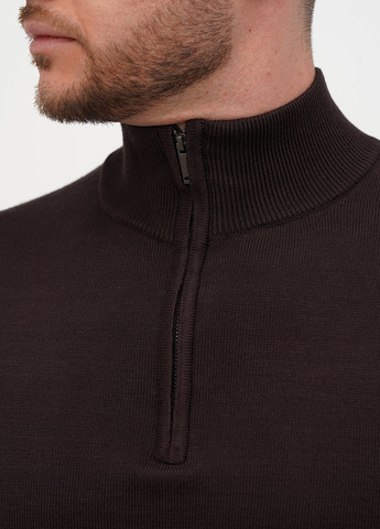 Темно-коричневый демисезонный свитер Trend Collection