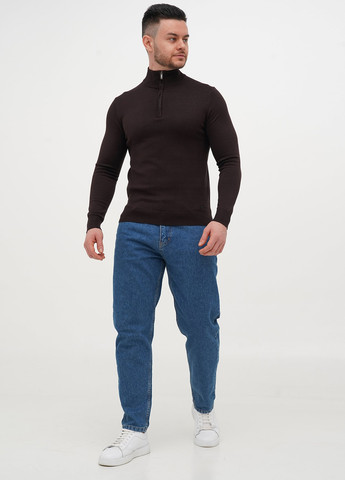 Темно-коричневый демисезонный свитер Trend Collection