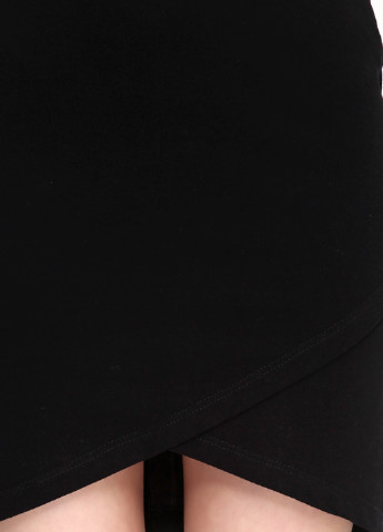 Черная кэжуал однотонная юбка Senti мини
