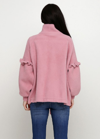 Розовое Кэжуал полупальто Basconi однотонное