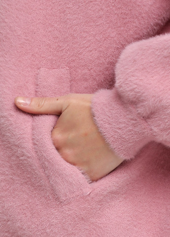 Розовое Кэжуал полупальто Basconi однотонное