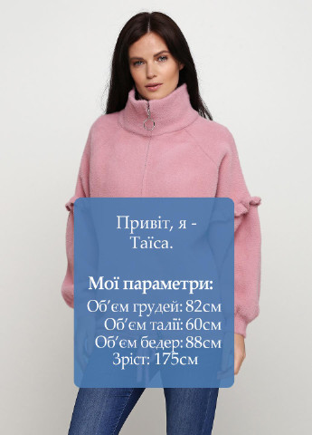 Розовое Кэжуал полупальто Basconi однотонное