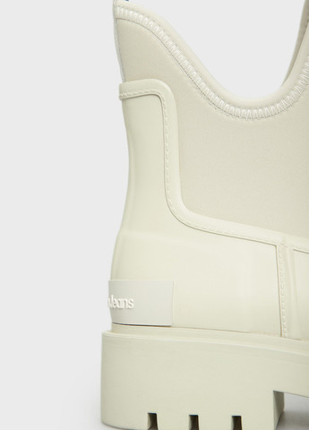 Молочные резиновые ботинки Calvin Klein Jeans