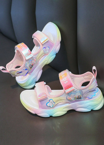 Цветные кэжуал спортивные сандалии SHEIN на липучке