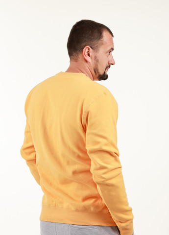 Оранжевый свитшот Blue 84 надпись без декора (359854803)