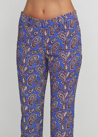 Синие кэжуал демисезонные прямые брюки Banana Republic