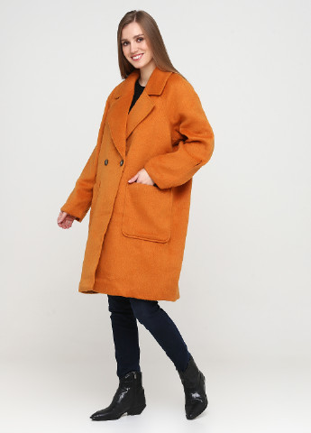 Оранжевое демисезонное Пальто двубортное H&M