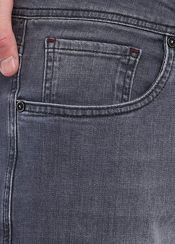 Серые демисезонные прямые джинсы Trend Collection