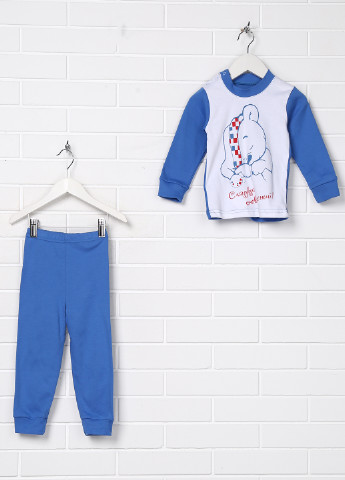 Синя всесезон піжама (лонгслів, брюки) Baby Art