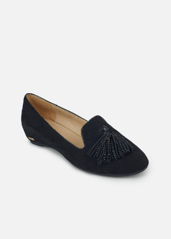 Toleeao Жіночі лофери з пензликами чорного кольору з экозамши чорний з штучна замша, — демісезон (252654886)