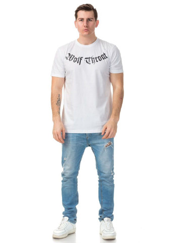 Белая футболка dobermans wolf throat ii ts65wt Dobermans Aggressive