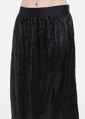 Черная кэжуал однотонная юбка Fiorella Rubino