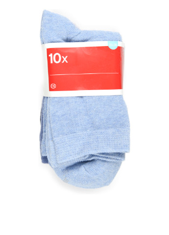Носки (10 пар) C&A без ущільненого носка меланжі комбіновані повсякденні