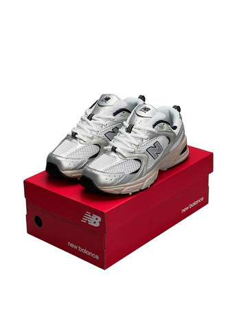 Цветные демисезонные кроссовки New Balance 530 Silver Beige Men’s Premium