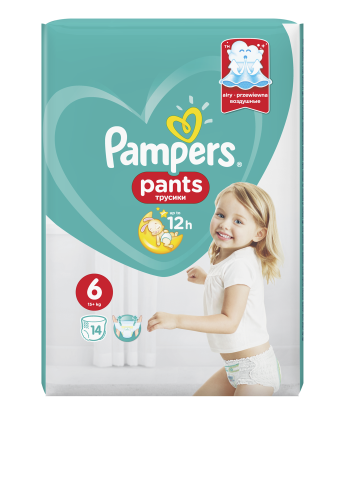 Подгузники-трусики Pants Extra Large (16+ кг), 14 шт. Pampers (38219136)