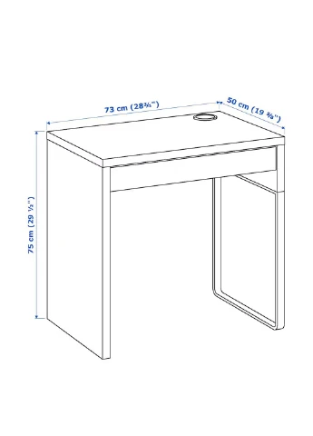 Стіл, 50х73х50х75 см IKEA (265795937)