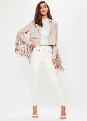 Пудрова демісезонна куртка Missguided