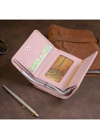 Женский кожаный кошелек 11,3х8,7х1,3 см st leather (229461366)