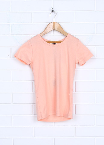 Персикова літня футболка з коротким рукавом Mini Molly