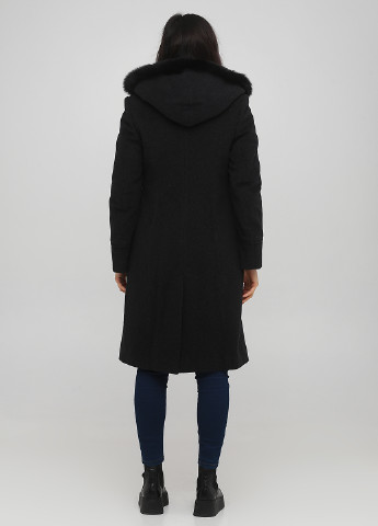 Темно-сіре демісезонне Пальто однобортне Nina Vladi