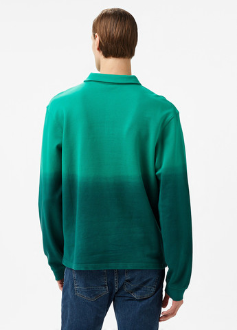 Изумрудная футболка-поло для мужчин Les Benjamins градиентная ("омбре")