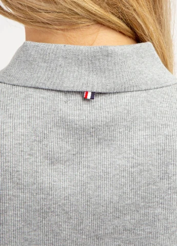 Сіра спортивна, кежуал сукня поло U.S. Polo Assn. меланжева