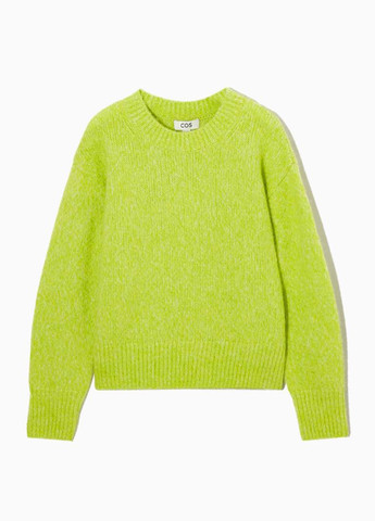 Кислотно-зелений зимовий светр джемпер Cos