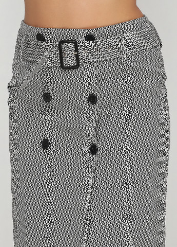 Разноцветная кэжуал с абстрактным узором юбка Jason Wu миди