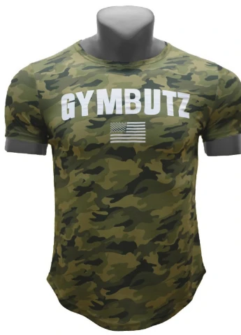 Зеленая футболка хаки BUTZ