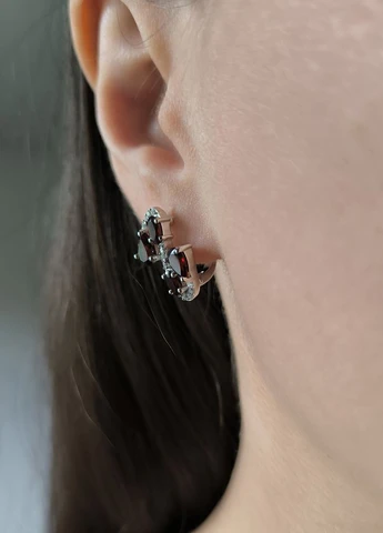 Сережки Silver Flame (329999740)