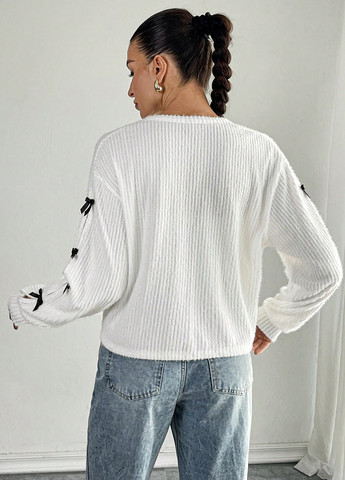 Белый демисезонный кардиган SHEIN