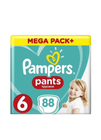 Підгузки-трусики Pants Extra Large 6 (15+ кг), (88 шт.) Pampers (130948133)