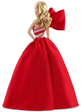 Кукла Barbie 2019 Holiday Doll Blonde Коллекционная Праздничная блондинка (FXF01) Mattel (255664959)