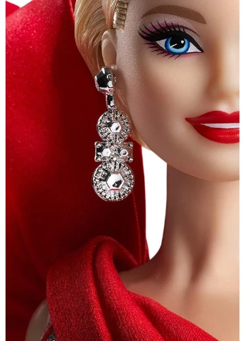 Кукла Barbie 2019 Holiday Doll Blonde Коллекционная Праздничная блондинка (FXF01) Mattel (255664959)