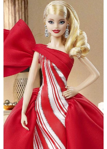 Кукла Barbie 2019 Holiday Doll Blonde Коллекционная Праздничная блондинка (FXF01) Mattel (255664959)