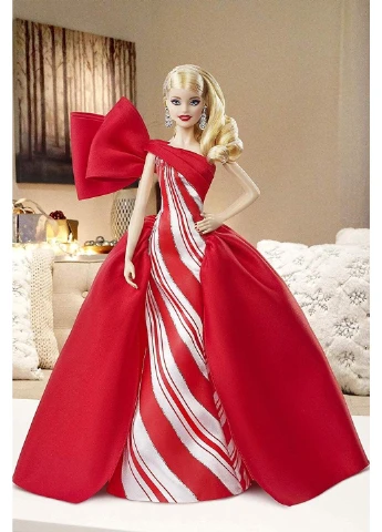 Кукла Barbie 2019 Holiday Doll Blonde Коллекционная Праздничная блондинка (FXF01) Mattel (255664959)