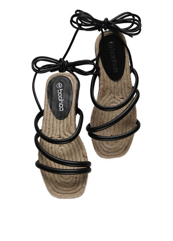 Кэжуал сандалии Boohoo на завязках